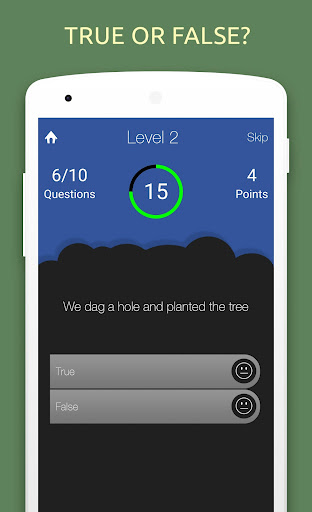 English Irregular Verbs Quiz Screen 2