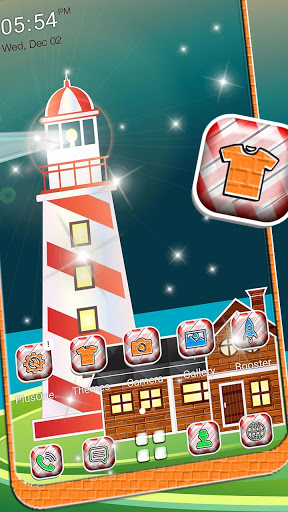 Android application Lighthouse Theme screenshort