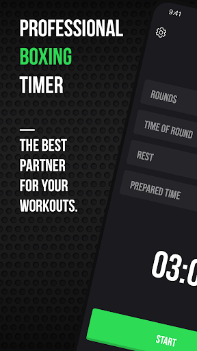 Android application Boxing Timer Pro: Train & Figh screenshort