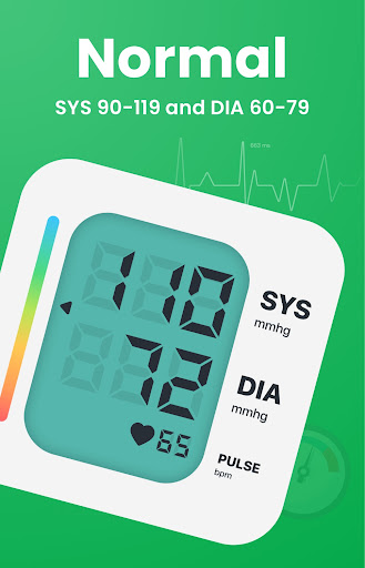 Blood Pressure - Heart Rate screenshot