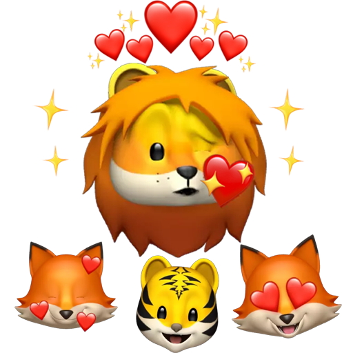 Animal Memoji For WASticker Laai af op Windows