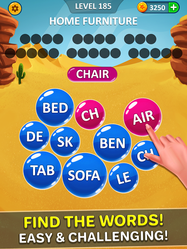 Word Bubble Puzzle - Word Game Screenshot