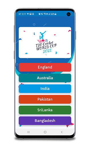 T20 Cricket WC Live HD Screen 3