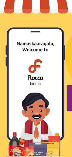 Android application Flocco Kirana screenshort
