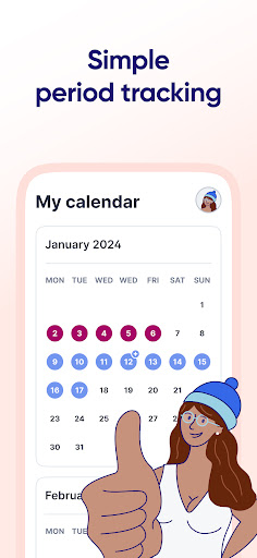 Screenshot of Kompanion: Period & Pregnancy