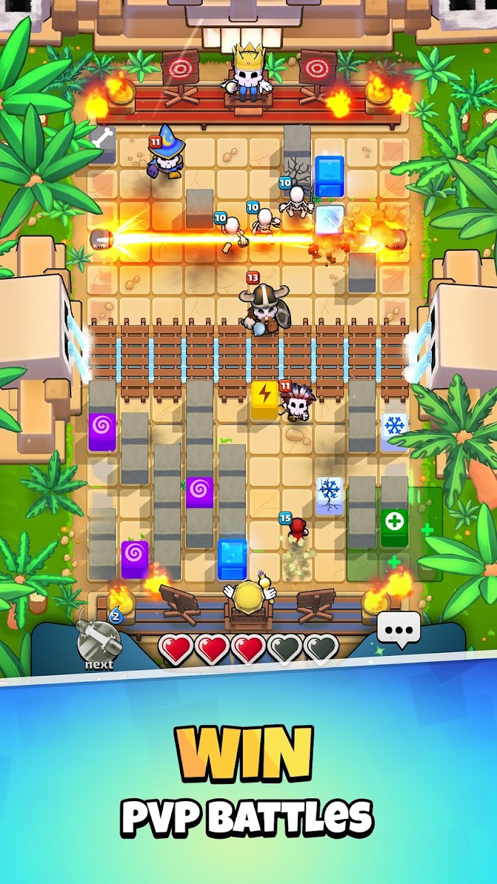 Magic Brick Wars Mod APK screenshot 1 - Android mod game interface