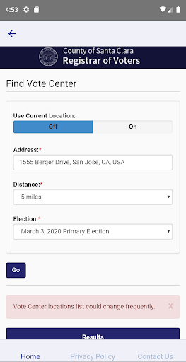 SCCVOTE Screen 2