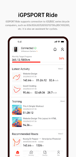 iGPSPORT Ride Screenshot 1 - AppWisp.com