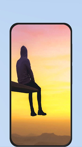 Android application sad photo screenshort