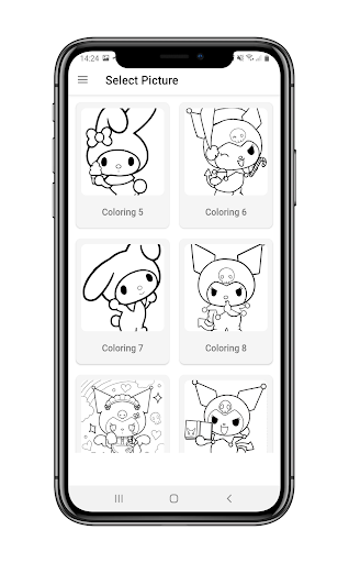 Kuromi Coloring Pages Screenshot 3 - AppWisp.com
