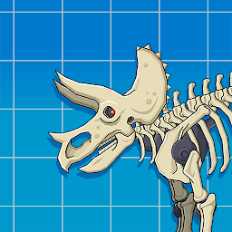 图标图片“Triceratops Dino Fossil Robot”