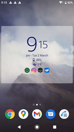 Digital Clock and Weather Widget 6.2.0.426 screenshots 2