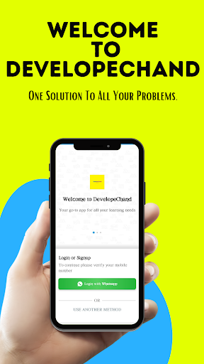 Android application DevelopeChand screenshort