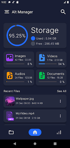 Android application Alt File Manager screenshort
