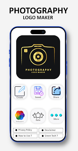 Android application Photography Logo Maker screenshort