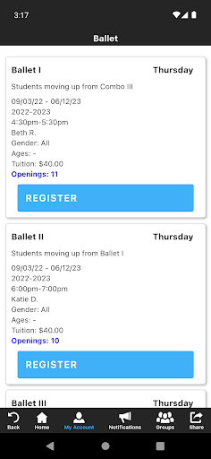 Central Dance Academy Screen 3