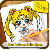 How to draw easy Tailor Moon Characters icon