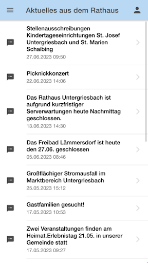 Markt Untergriesbach Screen 2