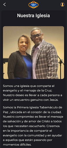 Android application Tabernáculo de Paz screenshort