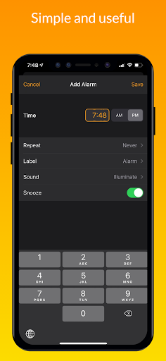 Clock lOS 16 - Clock Phone 14 Screen 3