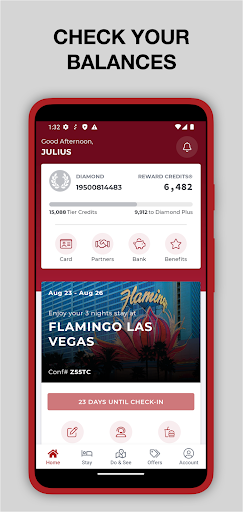 Android application Caesars Rewards Resort Offers screenshort