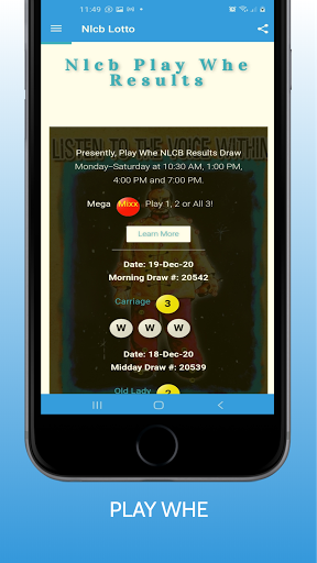 Nlcb Lotto Screen 2