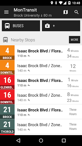 Android application St Catharines Transit Bus - M… screenshort