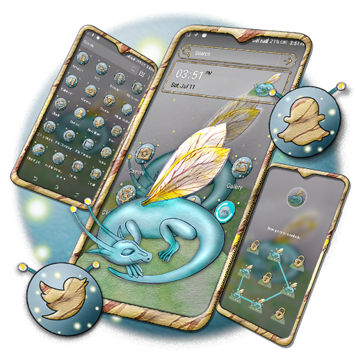 Whelps Painting Launcher Theme logo