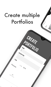 Digital artist portfolio Mobile app