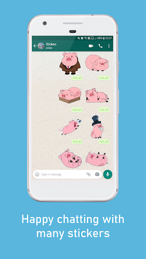 Android application Waddles WAStickerApps screenshort
