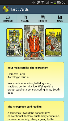 Tarot Cards Screen 3