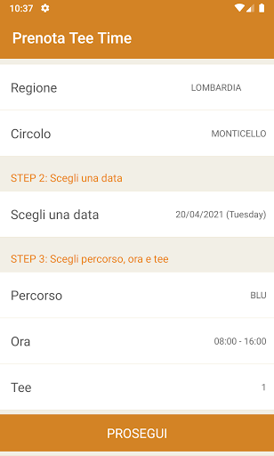 GesGolf Screen 3