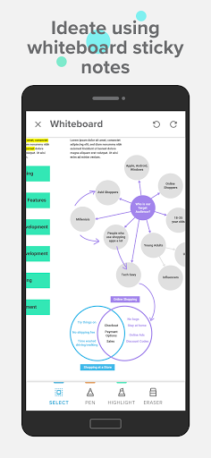 Screenshot of Stormboard