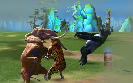 Wild Animal Fighting Games 3D Screen 2