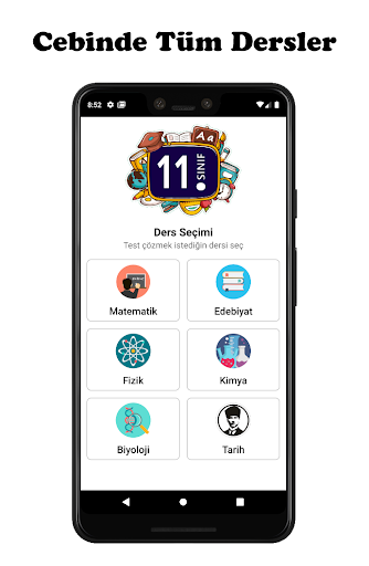 Android application 11.Sınıf Tüm Dersler screenshort