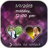 Lover Lock Screen:Couple Lock icon