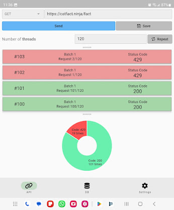 Request Response Meter screenshot 6