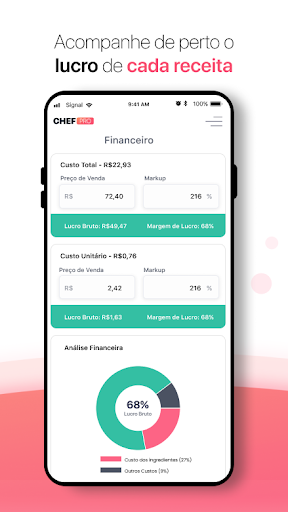 Chef Pro - Recipe Costing Screen 3