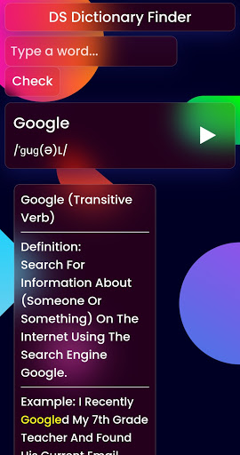 DS Dictionary Finder