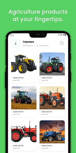 Android application KISAN screenshort