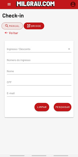 MILGRAU.COM Check-in Screen 3
