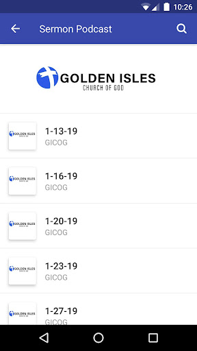 Golden Isles Church Of God Screen 2