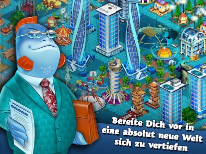 Aquapolis. Stadt bauen Deutsch Screenshot