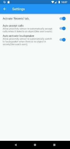 Simple Dialer Screen 2