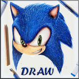 How to Draw Sonic icon