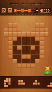 Block Jigsaw Puzzle: Wood Game