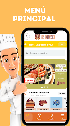 Coco Delivery App Screen 2
