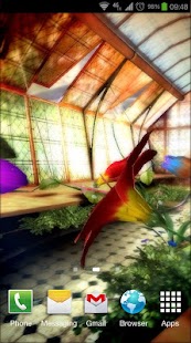 Schermata di Magic Greenhouse 3D Pro lwp