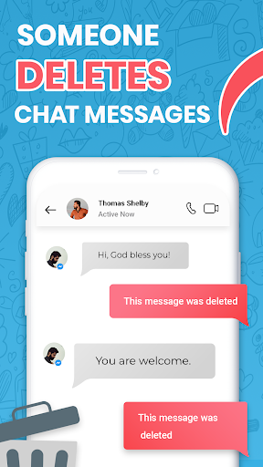 Unseen & View Deleted Messages Screen 2