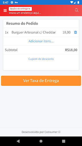 Parioca´s Lanches Screen 3